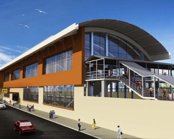 Modern terminal and commercial complex design