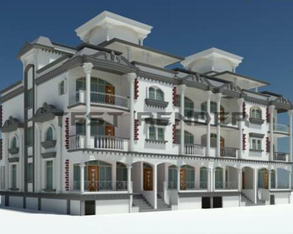 Luxury residential villa architectural design