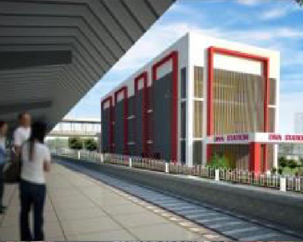 Modern commercial building exterior design